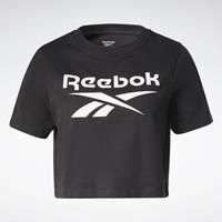 Reebok Frauen T-Shirt RI BL Crop in schwarz