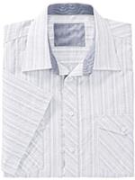 Hemd met korte mouwen in wit van Marco Donati