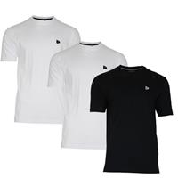 Donnay Donnay Heren - 3-Pack - T-Shirt Vince - Wit & Zwart