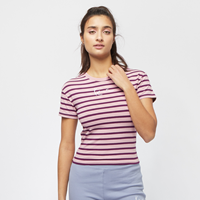 karlkani Karl Kani Frauen T-Shirt Small Signature Stripe in rosa