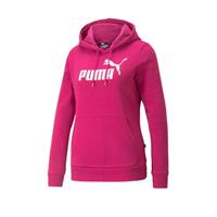 PUMA Essentials Logo Hoodie Fleece Damen festival fuchsia