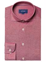 Eton Knit pique slim shirt