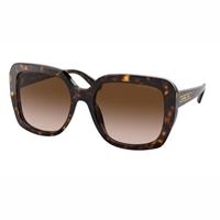 Michael Kors Square dames donkere schildpad bruin gradiënt manhasset mk2140 | Sunglasses
