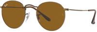 Ray Ban Round Metal RB3447 922833 50 antique gold / brown