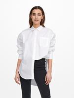 Only Langarmbluse Onlcorina Loose Shirt, Bright White