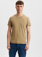 Gabba T-shirt konrad straight slub tee p5890 coriander