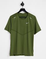 Nike - DriFIT Rise 365 - Groene Sportshirt