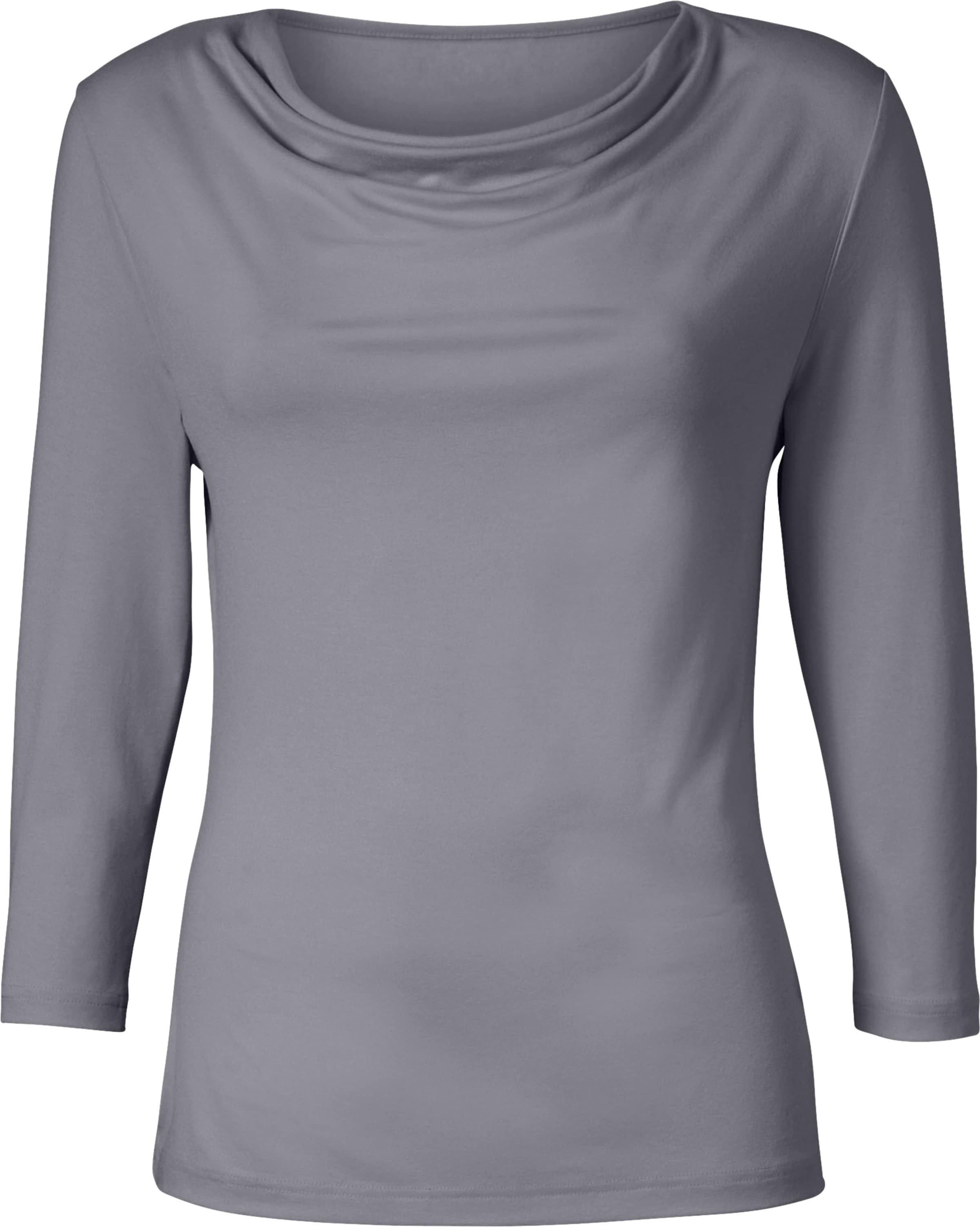 Shirt in antraciet van heine