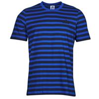 Herren Kurzarm-t-shirt Adidas Stripty Sj Blau