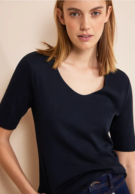 STREET ONE T-shirt Style Palmira in basic stijl