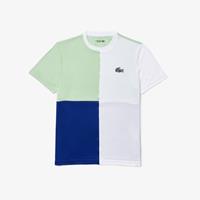 Men's Lacoste SPORT Tricolor Breathable T-Shirt in Multi colour