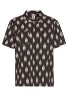 Levi's - Camper - Overhemd met reverskraag en abstracte stippenprint in zwart