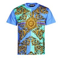 VERSACE JEANS COUTURE T-shirt Unisexe bleu