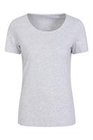 Mountain Warehouse Eden Bio-T-Shirt mit Rundhalsausschnitt fÃ¼r Damen - Grau