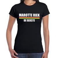 Bellatio Carnaval t-shirt Marotte Riek de gekste voor dames - Zwart