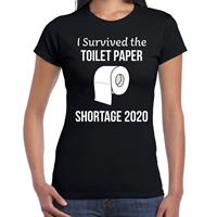 Bellatio I survived toiletpaper shortage 2020 Zwart