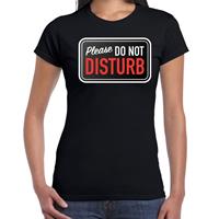 Bellatio Fout Niet storen / Please do not DISTURB t-shirt met Zwart
