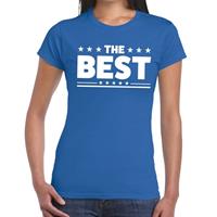 Bellatio The Best tekst t-shirt Blauw