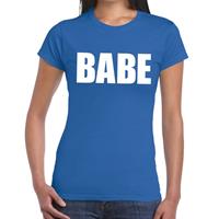 Bellatio Babe tekst t-shirt Blauw