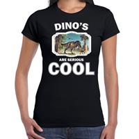 Bellatio Dieren dinosaurussen t-shirt Zwart