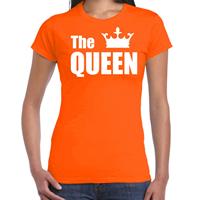 Bellatio The queen t-shirt Oranje