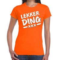 Bellatio Oranje fun tekst t-shirt - Lekker Ding - Oranje