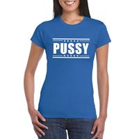 Bellatio Pussy t-shirt Blauw