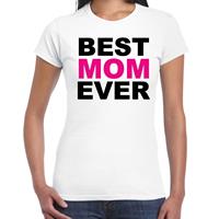Bellatio Best mom ever - t-shirt Wit