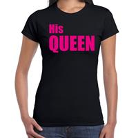 Bellatio His queen t-shirt Zwart