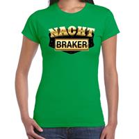 Bellatio Nachtbraker fun/tekst t-shirt Groen