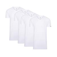 Cappuccino Italia Tee SS 4-Pack T-shirts Wit