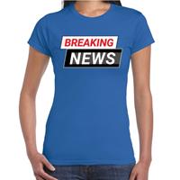 Bellatio Breaking News t-shirt Blauw