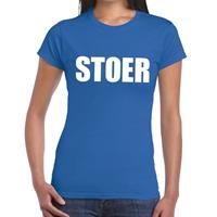 Bellatio Stoer tekst t-shirt Blauw
