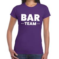 Bellatio Bar Team tekst t-shirt Paars