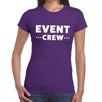 Bellatio Event crew tekst t-shirt Paars