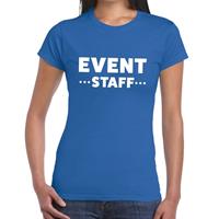 Bellatio Event staff tekst t-shirt Blauw