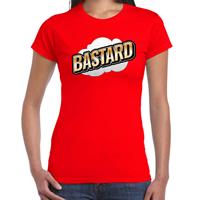 Bellatio Fout Bastard t-shirt in 3D effect Rood