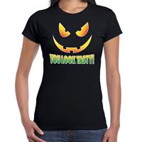 Bellatio Halloween - Halloween You look tasty verkleed t-shirt Zwart