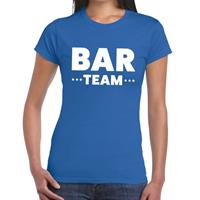 Bellatio Bar Team tekst t-shirt Blauw