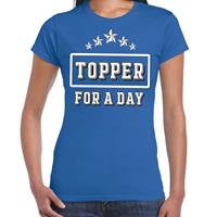 Bellatio Topper for a day concert t-shirt voor de Toppers Blauw