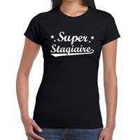 Bellatio Super stagiaire cadeau t-shirt Zwart