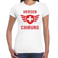 Bellatio Hersen chirurg verkleed t-shirt Wit