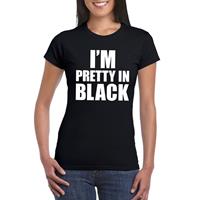 Bellatio I'm pretty in black t-shirt Zwart