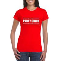 Bellatio Party chick t-shirt Rood