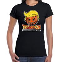 Bellatio Halloween - Trumpkin make Halloween great again verkleed t-shirt Zwart