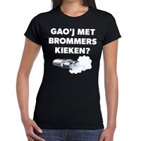 Bellatio Gaoj met brommers kieken℃ t-shirt - Zwart