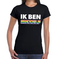 Bellatio Gay pride Ik ben mezelf t-shirt - Zwart