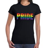Bellatio Pride tekst gaypride t-shirt zwart - Zwart