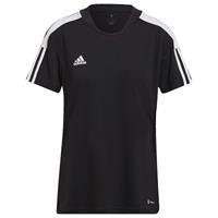 Adidas Trainingsshirt Tiro Essentials - Zwart/Wit Vrouw