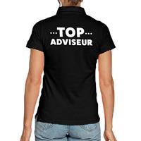 Bellatio Top adviseur beurs/evenementen polo shirt Zwart